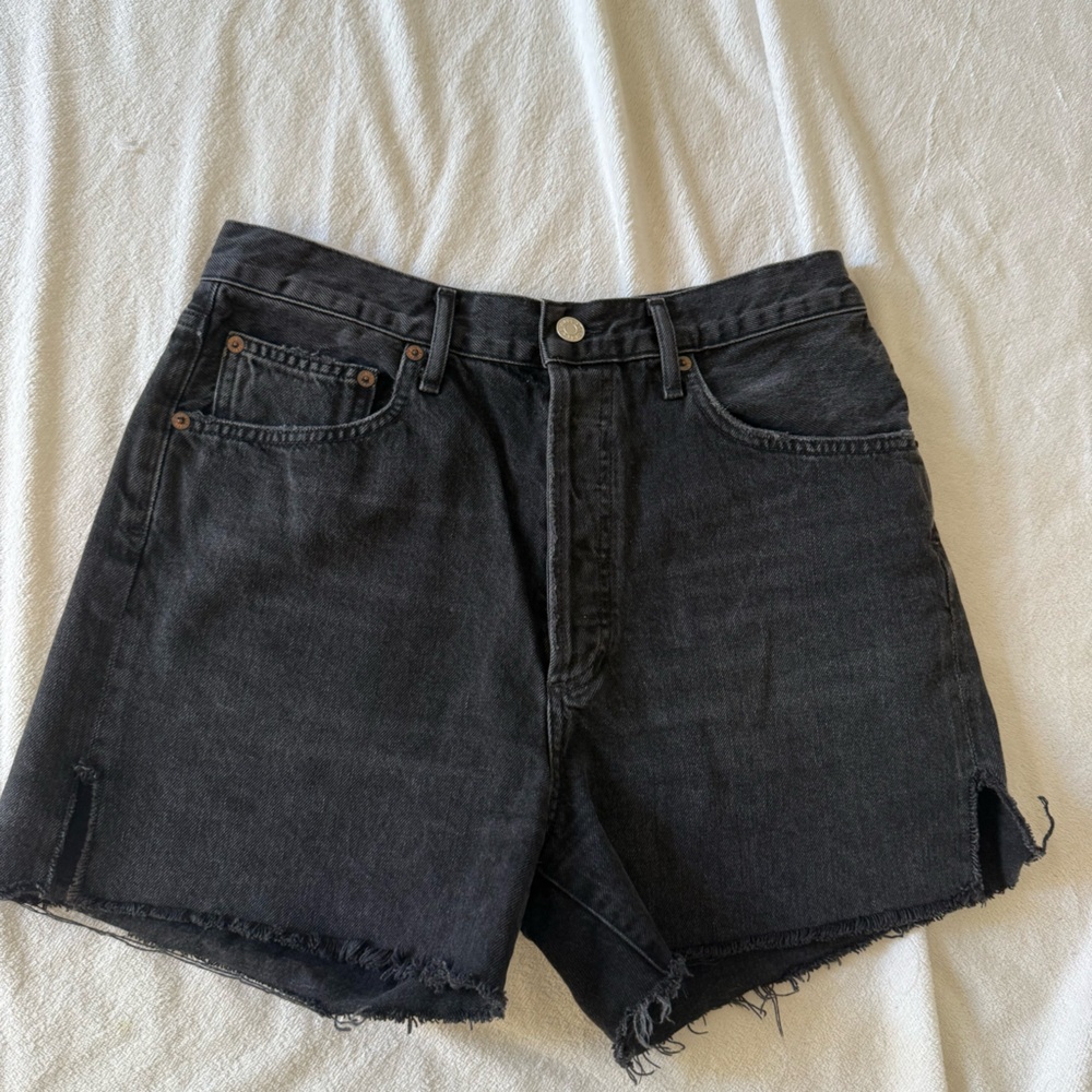 Agolde Dark Denim Jean Shorts